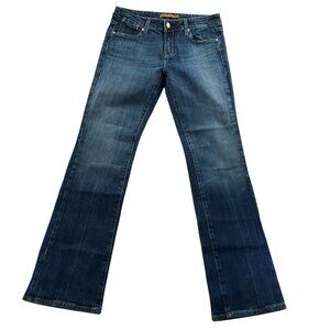 Vigoss Womens Jeans Size 11/12 Classic Bootcut Leg Low Rise Denim Blue Casual